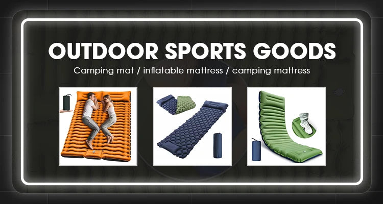 Double Size Inflatable Mattress Air Bed Sleeping Pad With Built In Pillow Electric Pump For Camping Home Travel