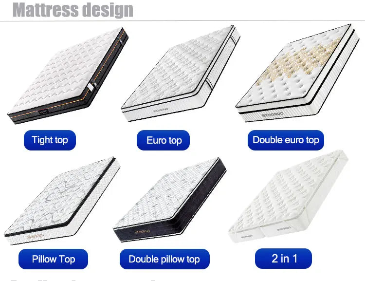 Comfortable Mattress Queen king Bedroom Furniture Set Orthopedic Spring Mattress Queen Size Soft Mattress for Bedroom