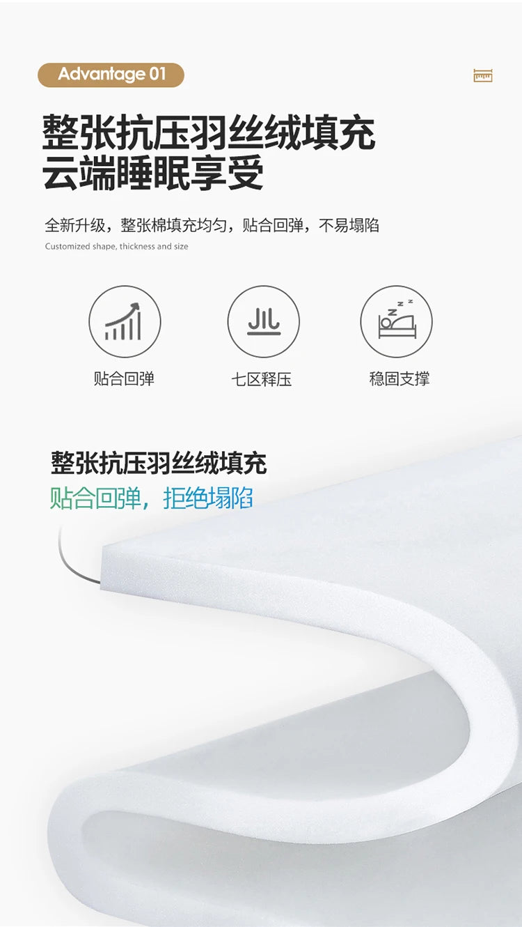 Foam Spa Massage Table Beauty Bed Curved Topper Salon Anatomica Lash Mattress Wave Memory Foam Lash Bed Topper