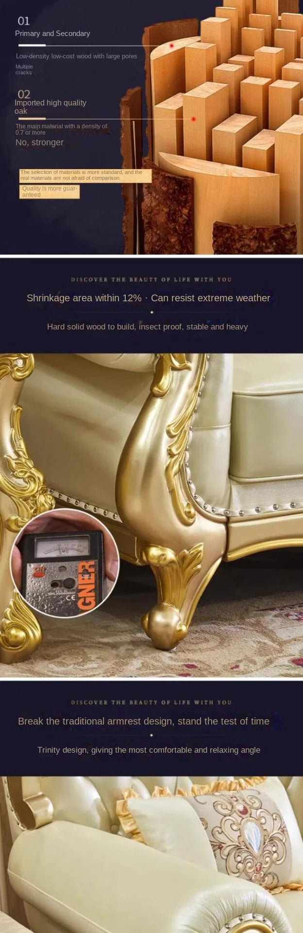 Makeup Support Wood Sofas Golden High Patio Back Design Recliner Salon Lounges Sofas Floor Nordic Lounge Divano Trendy Furniture