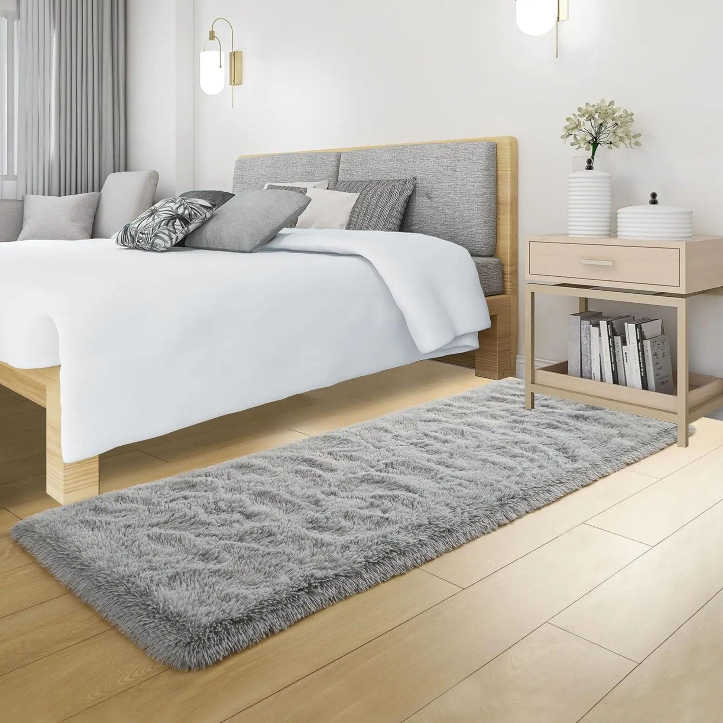 Soft Carpet for Living Room Fluffy Hall Sofa Area Rug Carpets Room Decor Plush Rugs for Children Bedroom Play Floor Mats