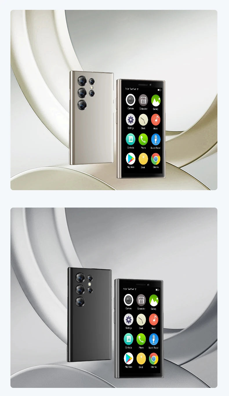 SERVO S26 Mini 3G Smartphone Android 9.0 System 2 SIM Cards 2GB+16GB Play Store Face Unlock WiFi Hotspot 3.0" Small Smart Phones
