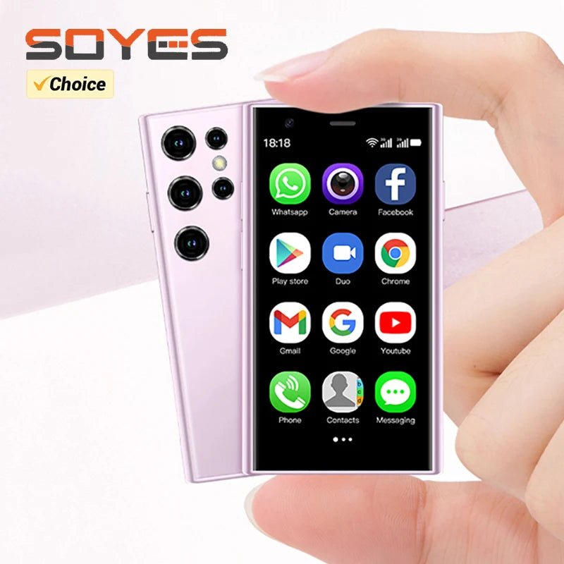 SOYES S23 Pro 3.0" Android8.1 Mini Smartphone 2GB RAM 16GB ROM Dual SIM Standby 1000mAh 3G Network Compact Mobile Phone