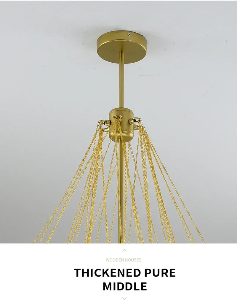 Nordic Bubble Glass Chandelier for Living Dining Table Room Decoration Frosted Glass Gold Black LED Ceiling Pendant Light