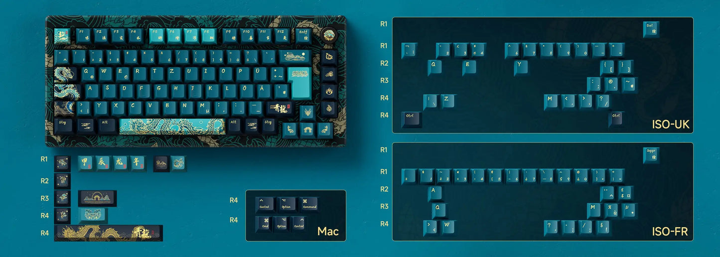 Akko MOD007 HE Year of Dragon Rapid Trigger Mechanical Keyboard 75% Magnetic Switch RGB 8K Polling Rate RT0.01mm Gaming Keyboard