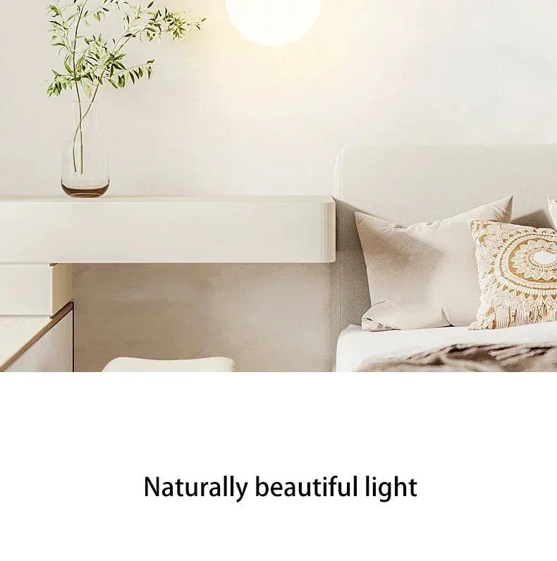 Yellow Travertine Bedside Chandelier Mahogany Nordic Japanese Log Wabi Sabi Style Homestay Single Head Long Line Pendant Lights
