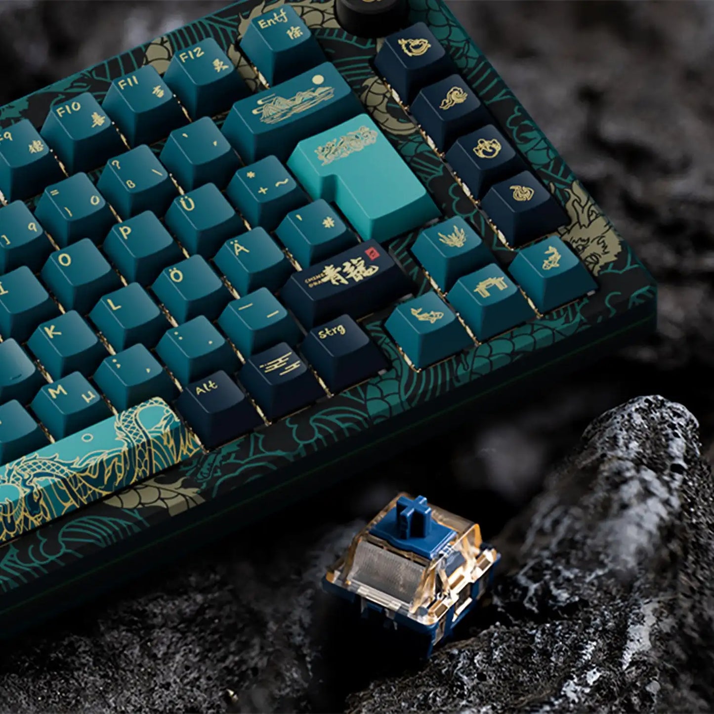 Akko MOD007 HE Year of Dragon Rapid Trigger Mechanical Keyboard 75% Magnetic Switch RGB 8K Polling Rate RT0.01mm Gaming Keyboard