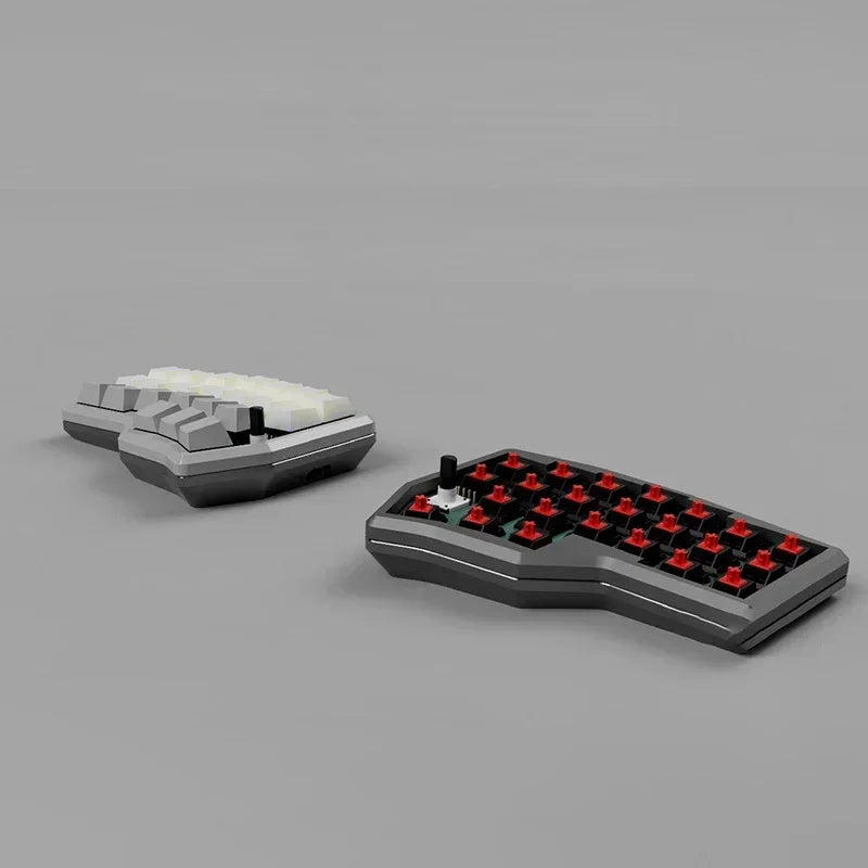 Corne V4 Wireless Bluetooth Dual Mode Keyboard Ergonomic Customized Zmk Split Keyboard Magnetic Shell Gaming Office Keyboard