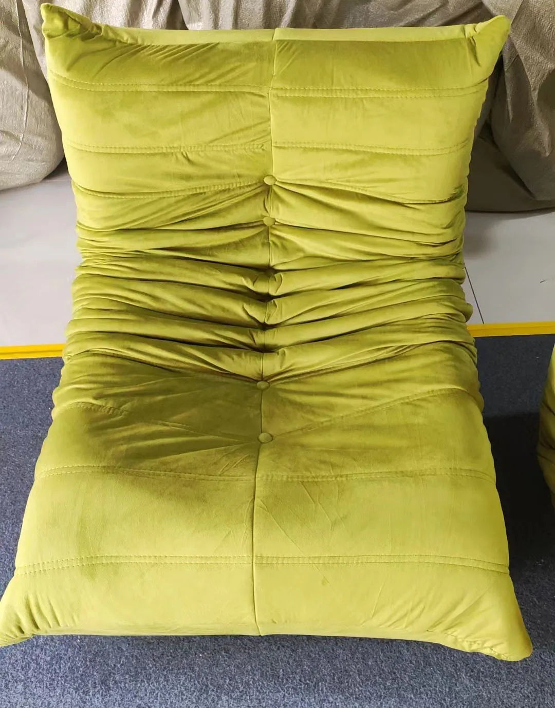 Bean Bag Chair for Adults Fireside Chair Comfy Lazy Floor Sofa Single Seat Sofa Armless Couch for Living Room Bedroom Apartment