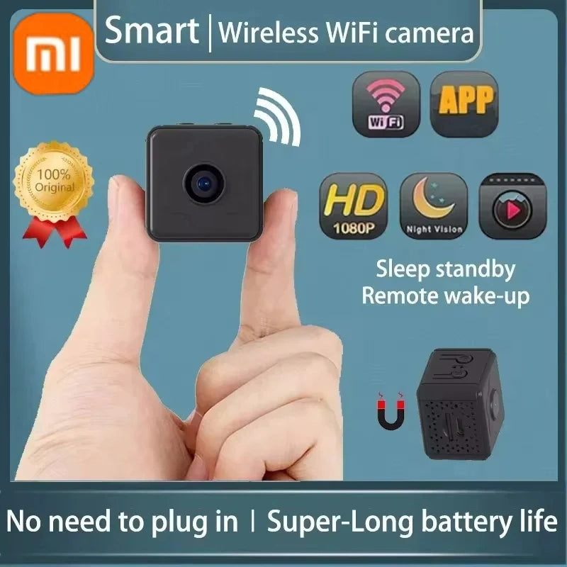 Xiaomi Mini Camera 1080p HD Wireless Wifi Remote Monitor Camera Home Ip Camera Motion Detection Recorder Super-long Battery Life