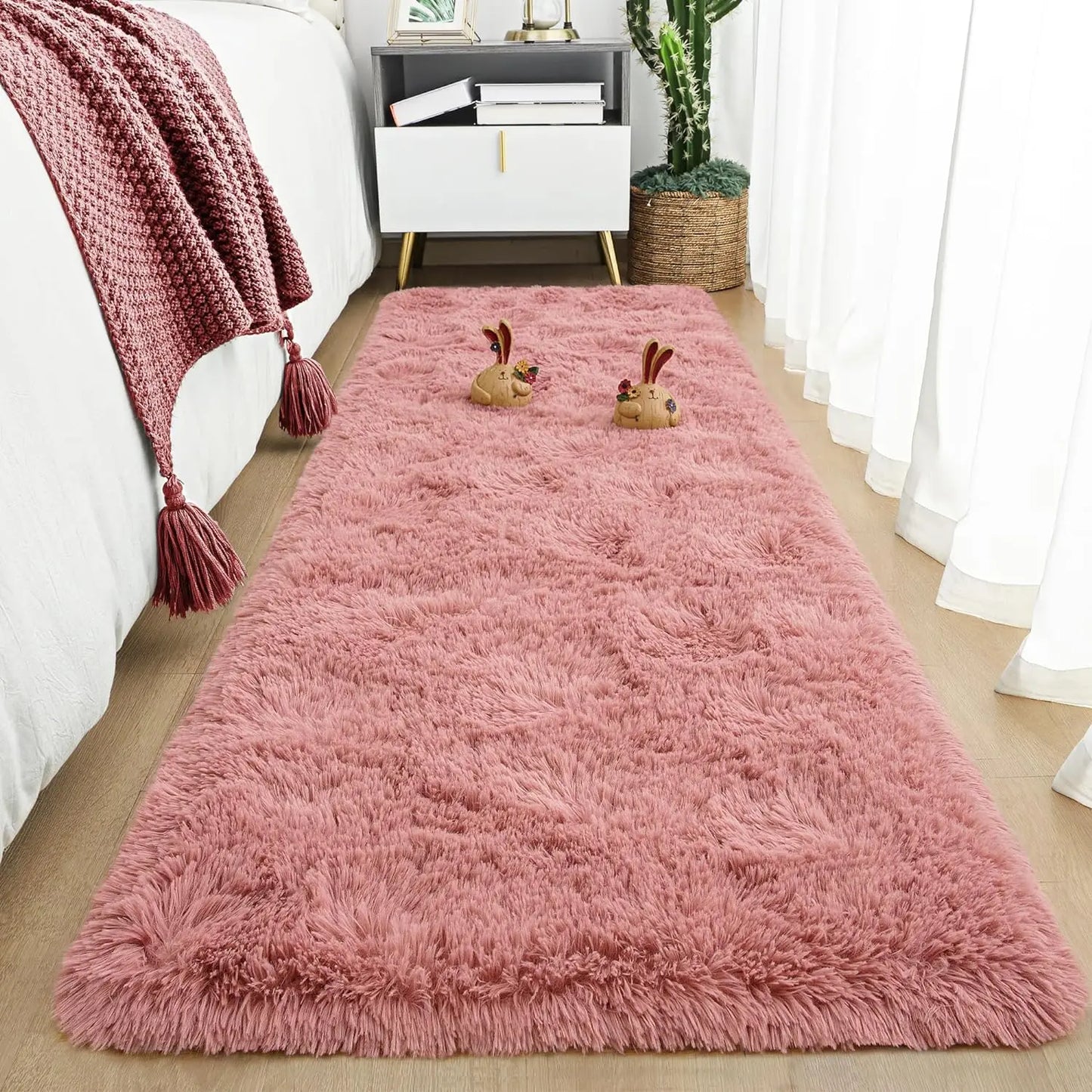Soft Carpet for Living Room Fluffy Hall Sofa Area Rug Carpets Room Decor Plush Rugs for Children Bedroom Play Floor Mats