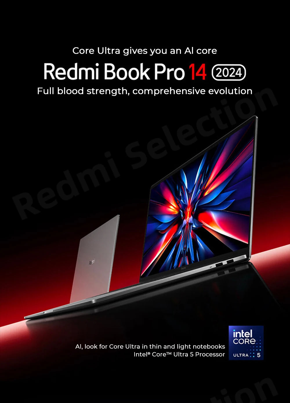Xiaomi RedmiBook Pro 14 Laptop Ultra 5-125H/Ultra 7-155H ARC Graphics 32GB DDR5 1T SSD 14-inch 2.8K 120Hz Screen Notebook PC