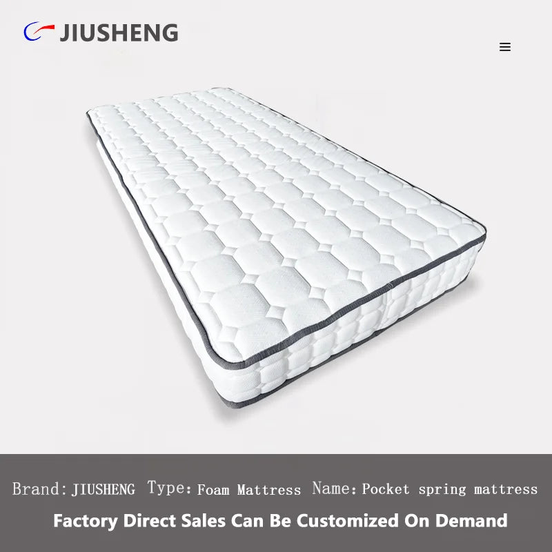 2024 Popular Spring Contour Wave Orthopedic Mattresses Memory Foam Latex Mattress With Removable Cover