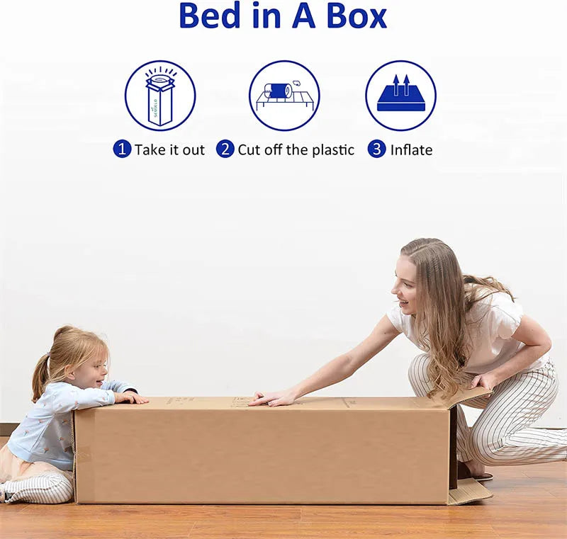 Mattress Queen King Size Latex Gel High Density Memory Mattress Rolled up Packing Pocket Coil Mattress