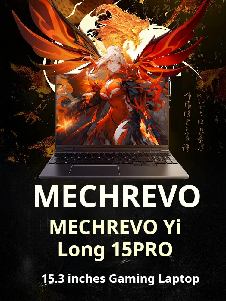 MECHREVO 15Pro 15.3 Inch Geforce RTX 4060 AMD R7-8745H DDR5 180Hz 2.5K Wifi6 BT5.3 16GB 1TB Gaming Gamer Notebook Laptop