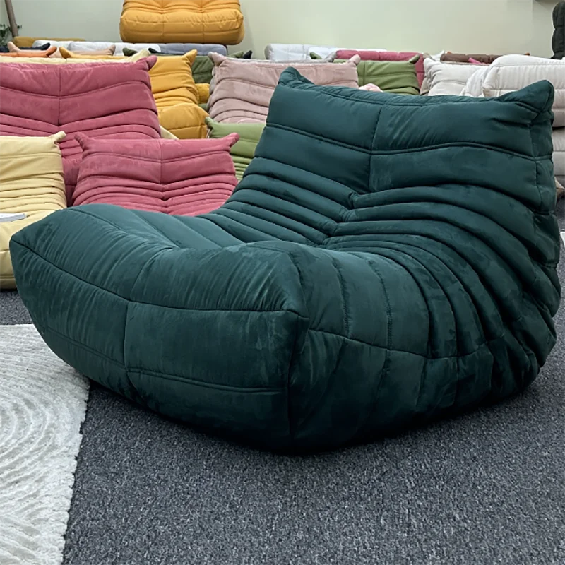 Bean Bag Chair for Adults Fireside Chair Comfy Lazy Floor Sofa Single Seat Sofa Armless Couch for Living Room Bedroom Apartment