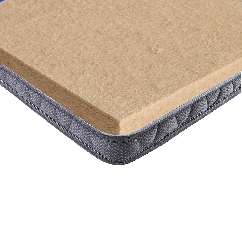 Natural Jute Coconut Palm Mattress High Hardness Mite-Resistant Knit Glue-Free for Double Bed Home Furniture