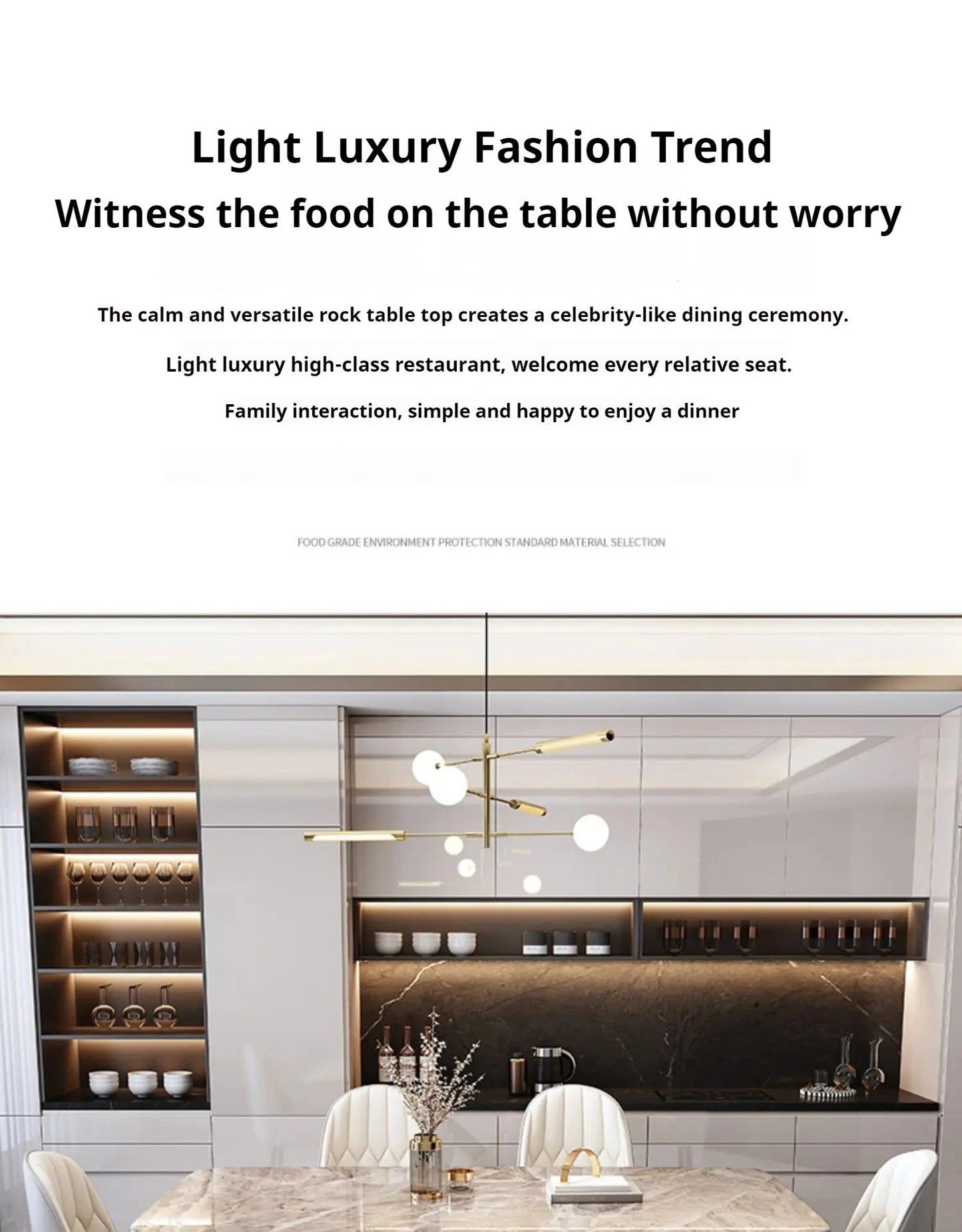 Luxury Dining Table Manger Chair Set Living Room Console Table Dressing Gold Space Savers Multifunction Yemek Masaları Furniture
