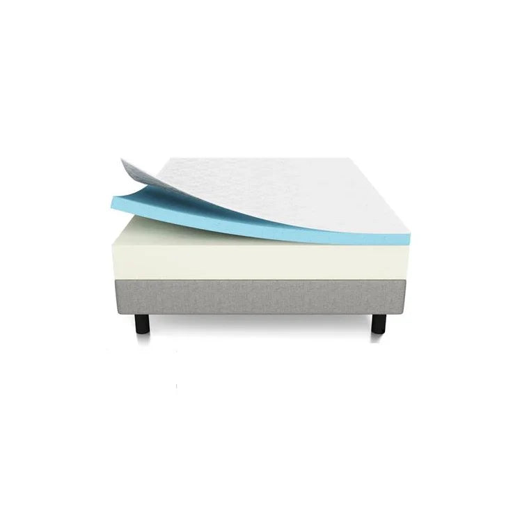 Medium Firm Gel Luxury Roll Compressed Memory Foam Mattress With Removable Cover