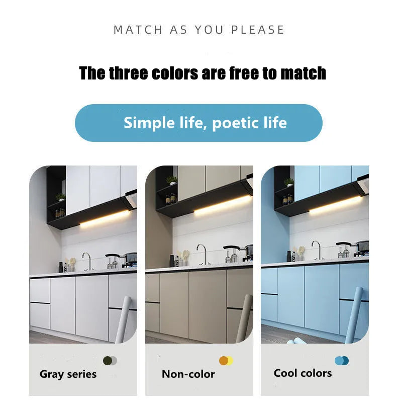 Modern Self-Adhesive Waterproof Wall Stickers, Vinyl Film, Contact Paper, Monochromatic, Cabinet, Home Decor, Kitchen