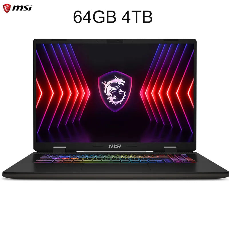 2024 MSI Sword 16 HX Laptop 16 Inch 2.5K QHD 240Hz IPS Screen Notebook i7-14700HX 16GB 1TB SSD RTX4060 Gaming Netbook Computer