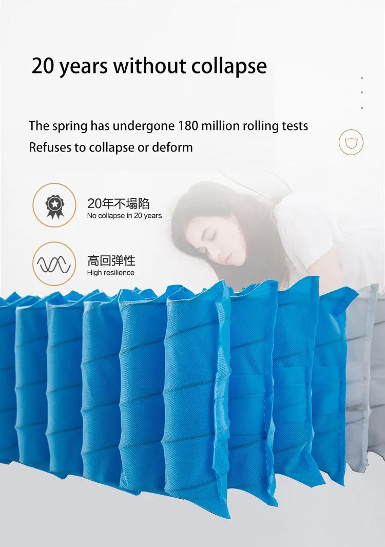 Luxury Hybrid Queen Bed Mattress Breathable Rolled Mattress in a Box Home Furniture for Villa & Hotel