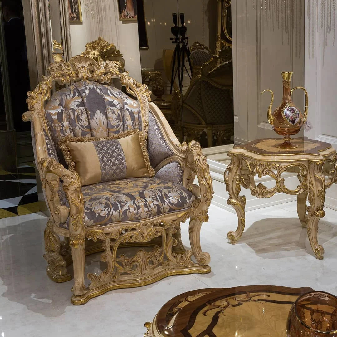 Luxury Furniture Set Living Room Sofa, Wooden Dubai Sofa Set Furniture Price Royal Sofa Set Furniture