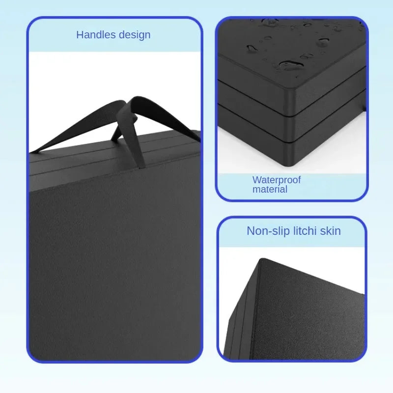 Tri-Fold Memory Foam Mattress Twin Size Portable Bed Ideal for Kids and Adults Perfect for Sleepovers 4 Inch
