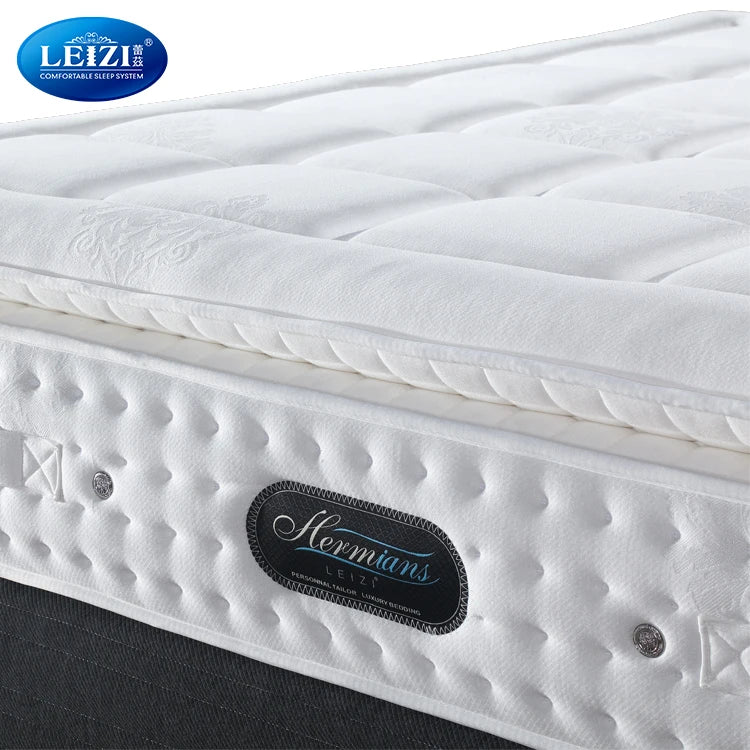Luxury Hybrid Soft High Density Foam Pocket Spring Queen Size Bed Mattress in a Box