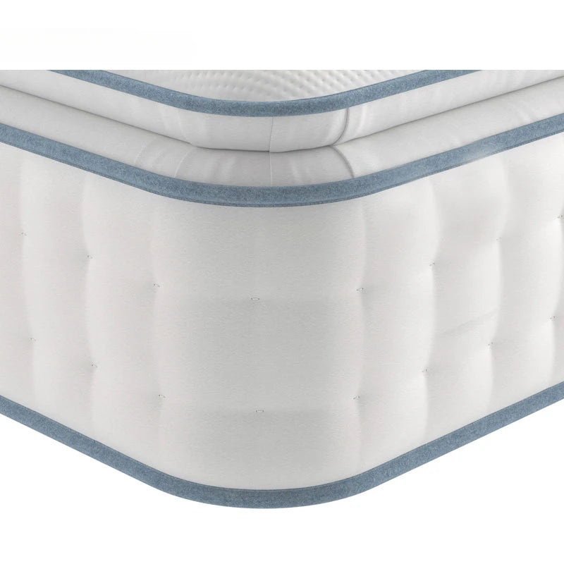 King or queen size gel memory natural latex foam silence and individual anti fatigue compress pocket spring mattress