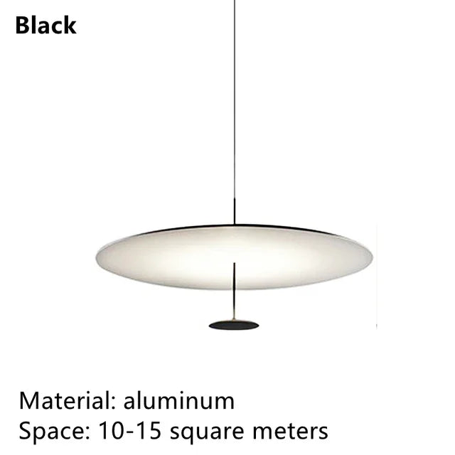 Minimalist Pendant Lights Gold Black Suspension Luminaire Hanging Lamp for Living Room Ring Lights