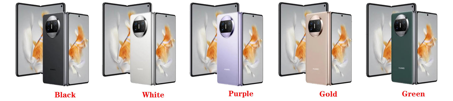 In Stock HuaWei Mate X3 Smart Phone Harmony OS 3.1 IP68 Waterproof Wireless Charge 7.85" Folded Screen Snapdragon 8+ Gen 1