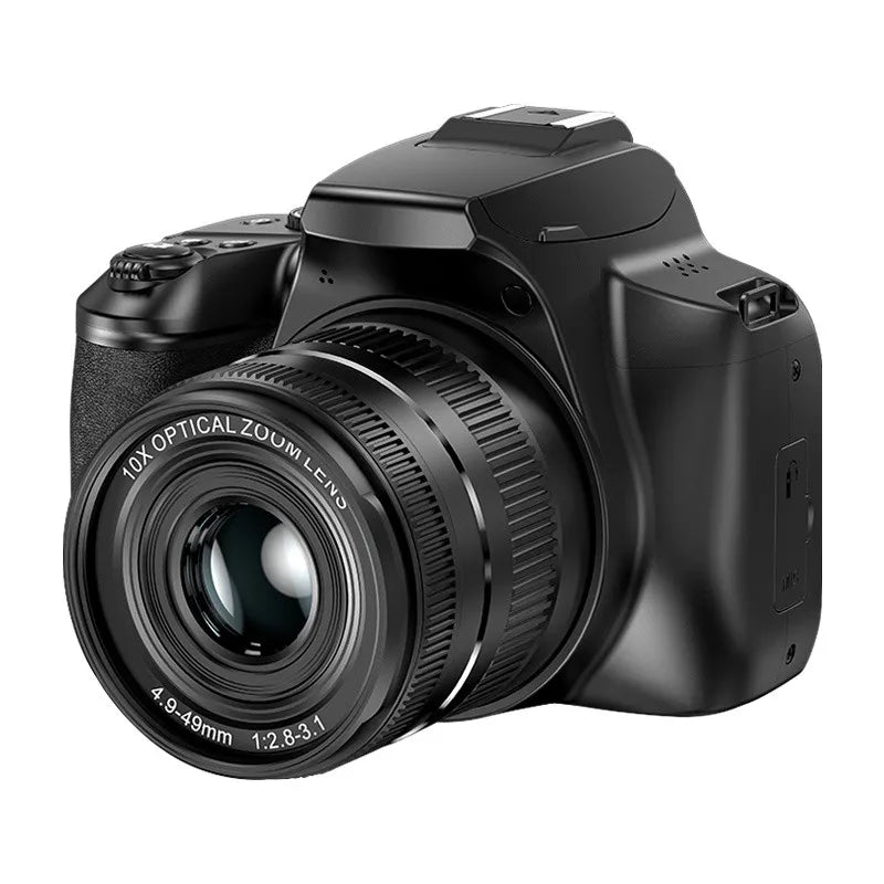 4K Professional Video SLR Camera 64MP Vlog Digital Cameras for Youtube Livestream Webcam 10X Optical Zoom Photography Camcorder