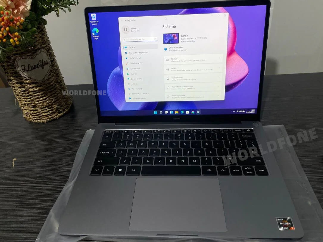 Xiaomi Laptop Redmi Book Pro 15 Ryzen R7-7840HS/R7 6800H 16G RAM 512G/1T 15.6Inch 3.2K 120Hz New Mi Notebook