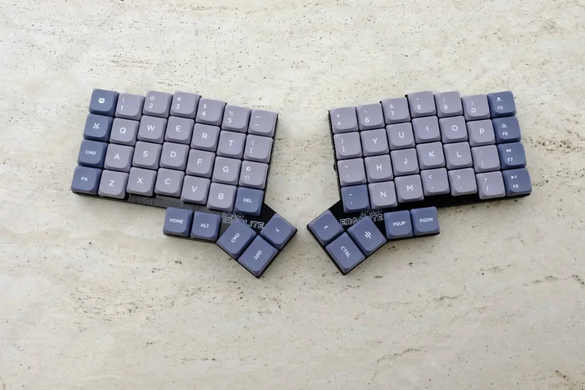 If-ergolite Split Keyboard Kit Low Profile Wireless Keyboard Ergonomic Custom Hot Swap Programmer Support VAIL Gaming Keyboard