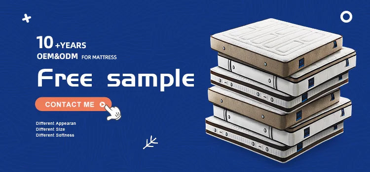 New Style Jacquard Waterproof Roll up Mattress Memory Foam Bonnell Spring Double Sleep Rest Mattress