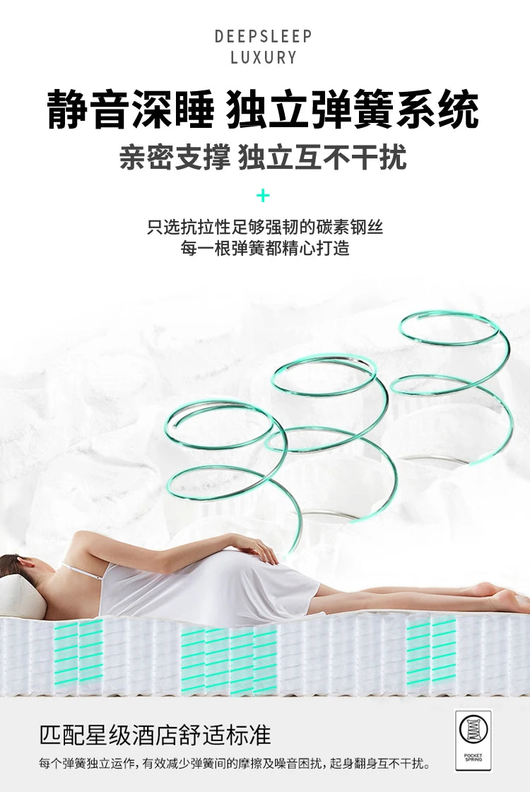 Natural Latex Mattress 180x200 Firm Air Matress King Double Colchones De Cama Cochao Casal Furniture For Bedroom