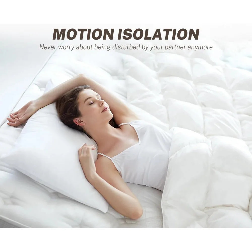 Full Size Mattress for Pressure Relief & Cooler Sleep, CertiPUR-US Certified, 10 Inch Medium-Firm Gel Memory Foam Mattress
