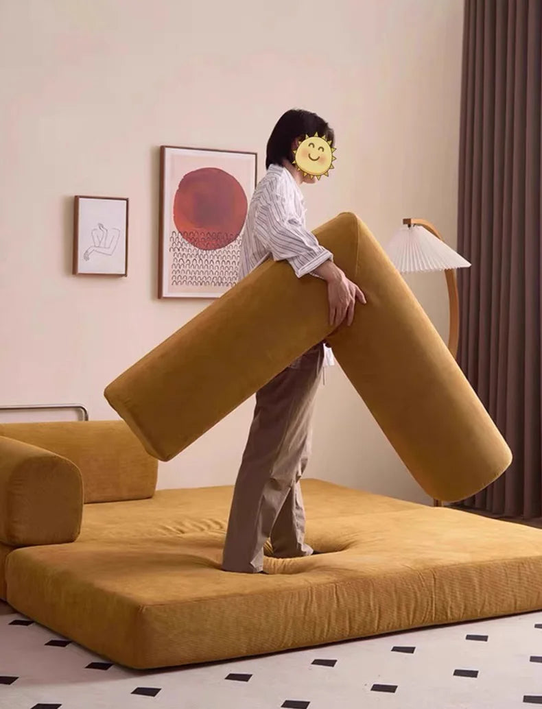 Vacuum compression sofa; Transformable sofa combination; Living room function sofa bed; Modular sofa; Hotel compression bed