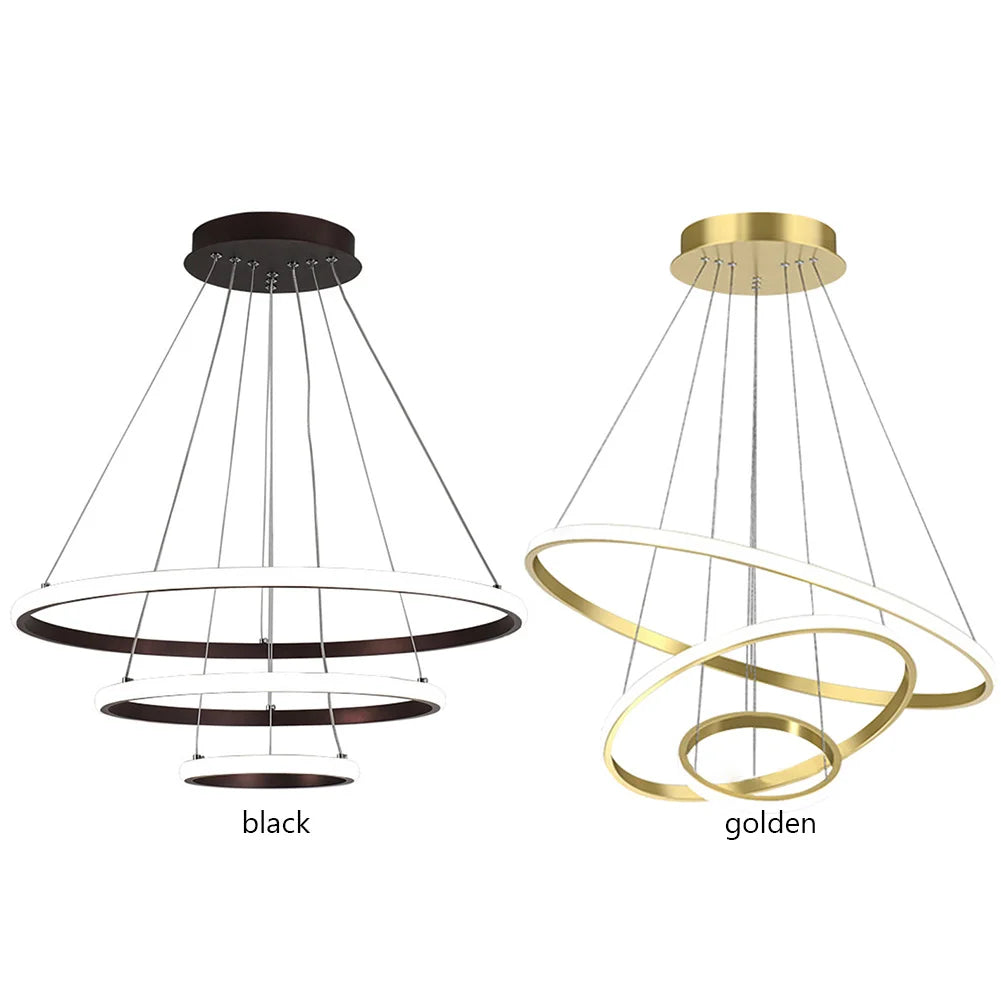 Modern Ceiling Chandelier Lighting Adjustable LED Pendant Chandelier High Brightness Ceiling Lamp for Living Room Bedroom