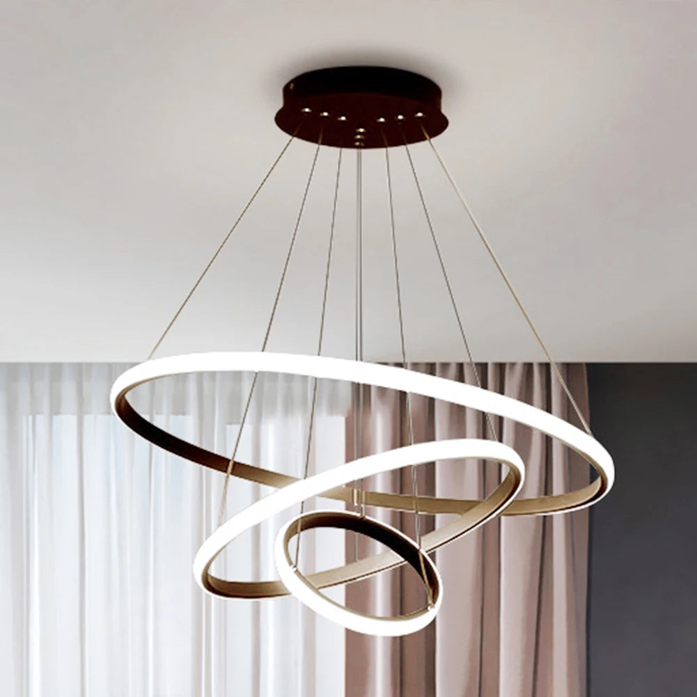 Modern Ceiling Chandelier Lighting Adjustable LED Pendant Chandelier High Brightness Ceiling Lamp for Living Room Bedroom