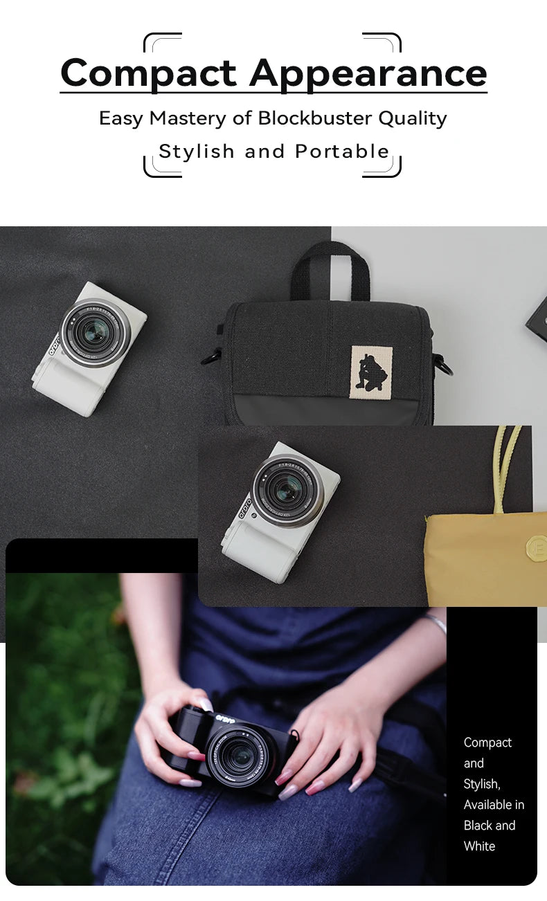 ORDRO G730 Vlog Digital Compact Camera 4K 60FPS IR Night Vision 12X Optical Zoom Auto Manual Focus Video Camcorder Photography