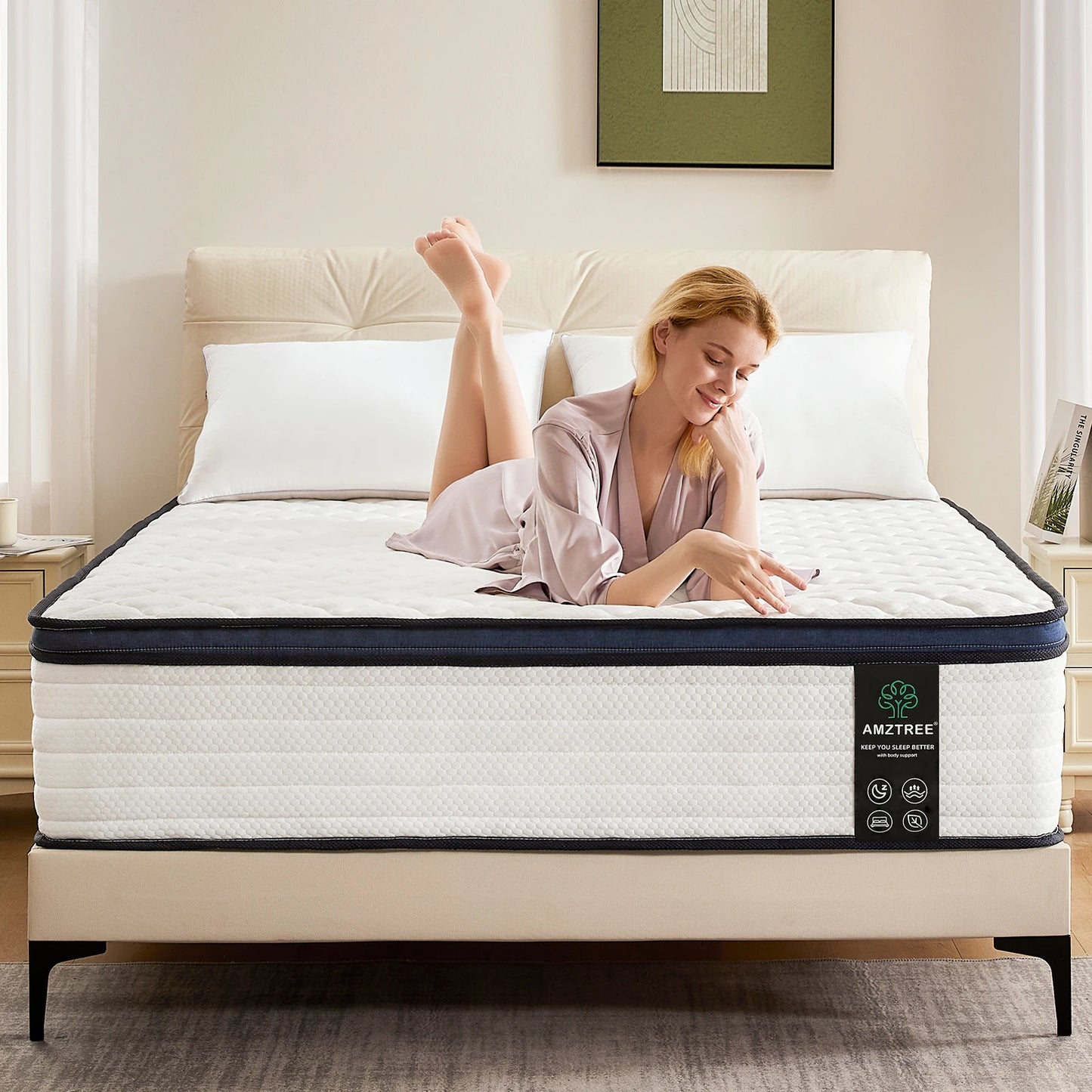 Standard Mattress Hotel Mattress Pocket Spring Mattress Soft and Comfortable Memory Foam Matelas