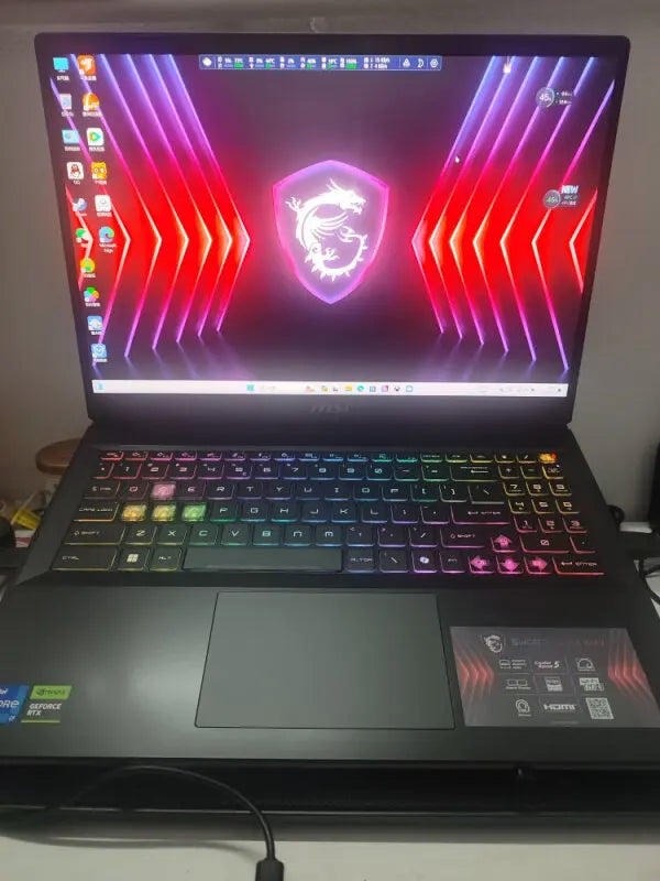 2024 MSI Sword 16 HX Laptop 16 Inch 2.5K QHD 240Hz IPS Screen Notebook i7-14700HX 16GB 1TB SSD RTX4060 Gaming Netbook Computer