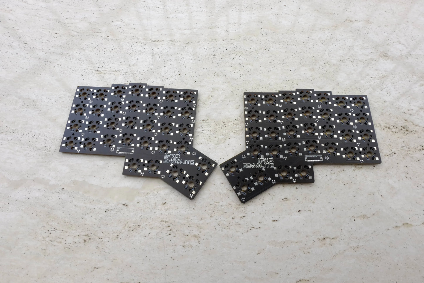 If-ergolite Split Keyboard Kit Low Profile Wireless Keyboard Ergonomic Custom Hot Swap Programmer Support VAIL Gaming Keyboard