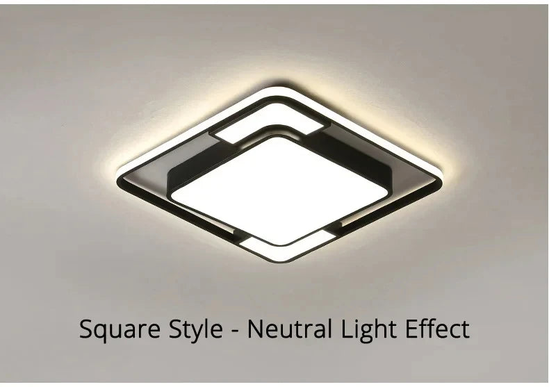 Living Room LED Ceiling Lamp Modern Simple Bedroom Room Dining Light Nordic Lustre Home Decoration Interior Lighting Chandelier
