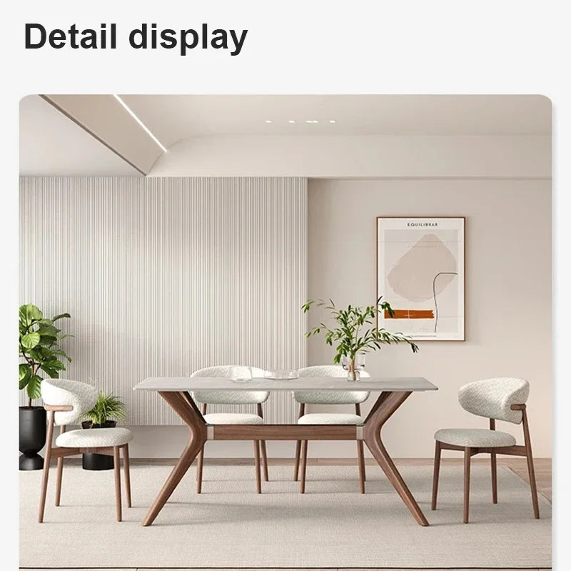 Wood Table China Mesas De Cristal Luxury Modern Dinner Dining Table Set Restaurant Center Mesa Plegable Garden Furniture Sets