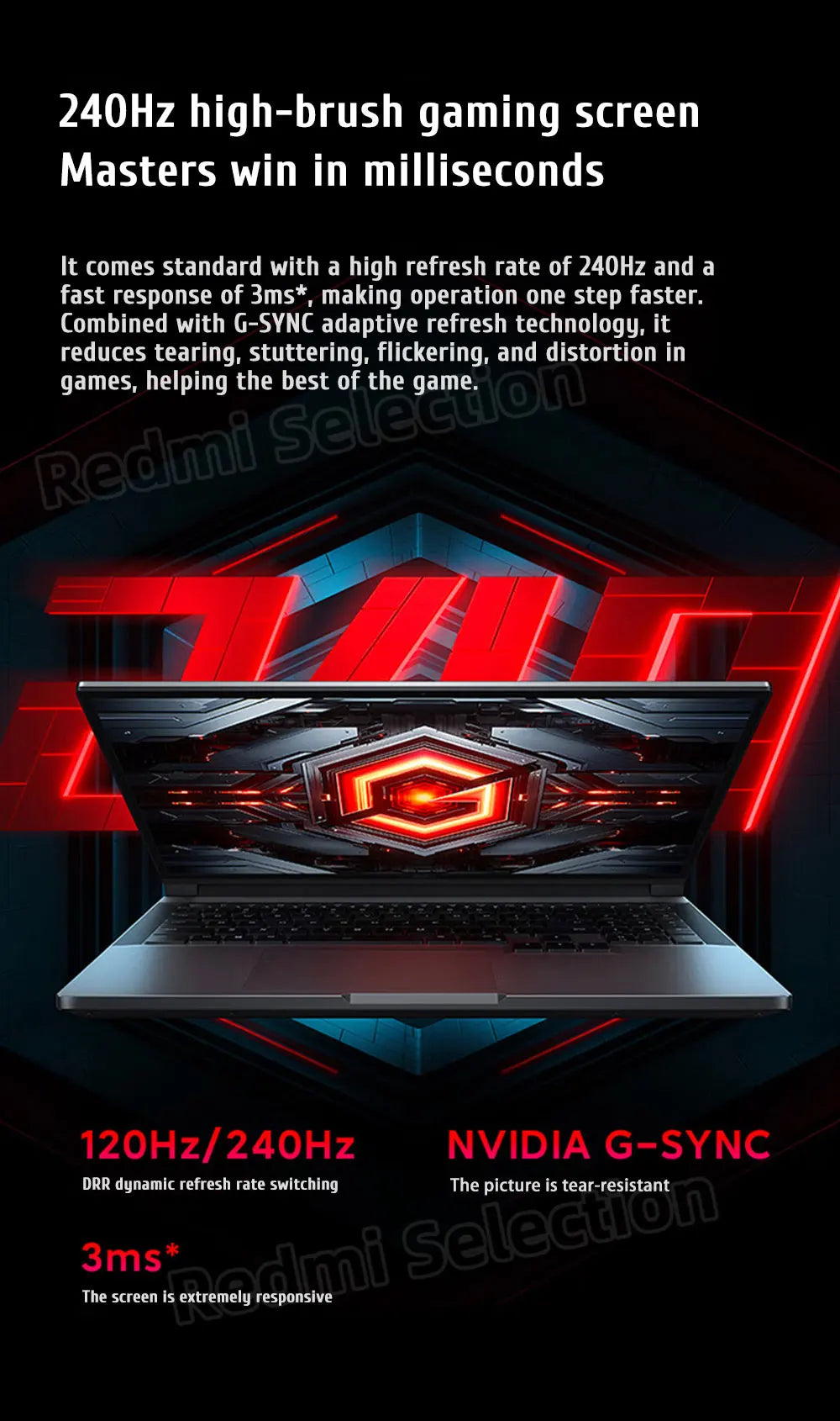 Xiaomi Redmi G Pro Gaming laptop 2024 Core i9-14900HX/i7-14650HX RTX 4060 RAM 16GB/32GB DDR5 1TB SSD 16-inch 240Hz Screen PC