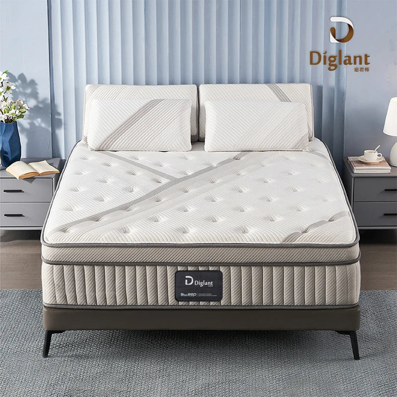 Hybrid Mattress 14 Inch Memory Foam Pocketing Spring Mattress