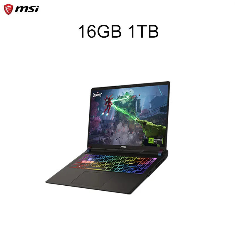 2025 MSI Vector 16 HX AI Gaming Laptop 16 Inch 2.5K 240Hz IPS Screen Netbook Ultra 9-275HX 32GB 1TB RTX5070Ti Netbook Computer